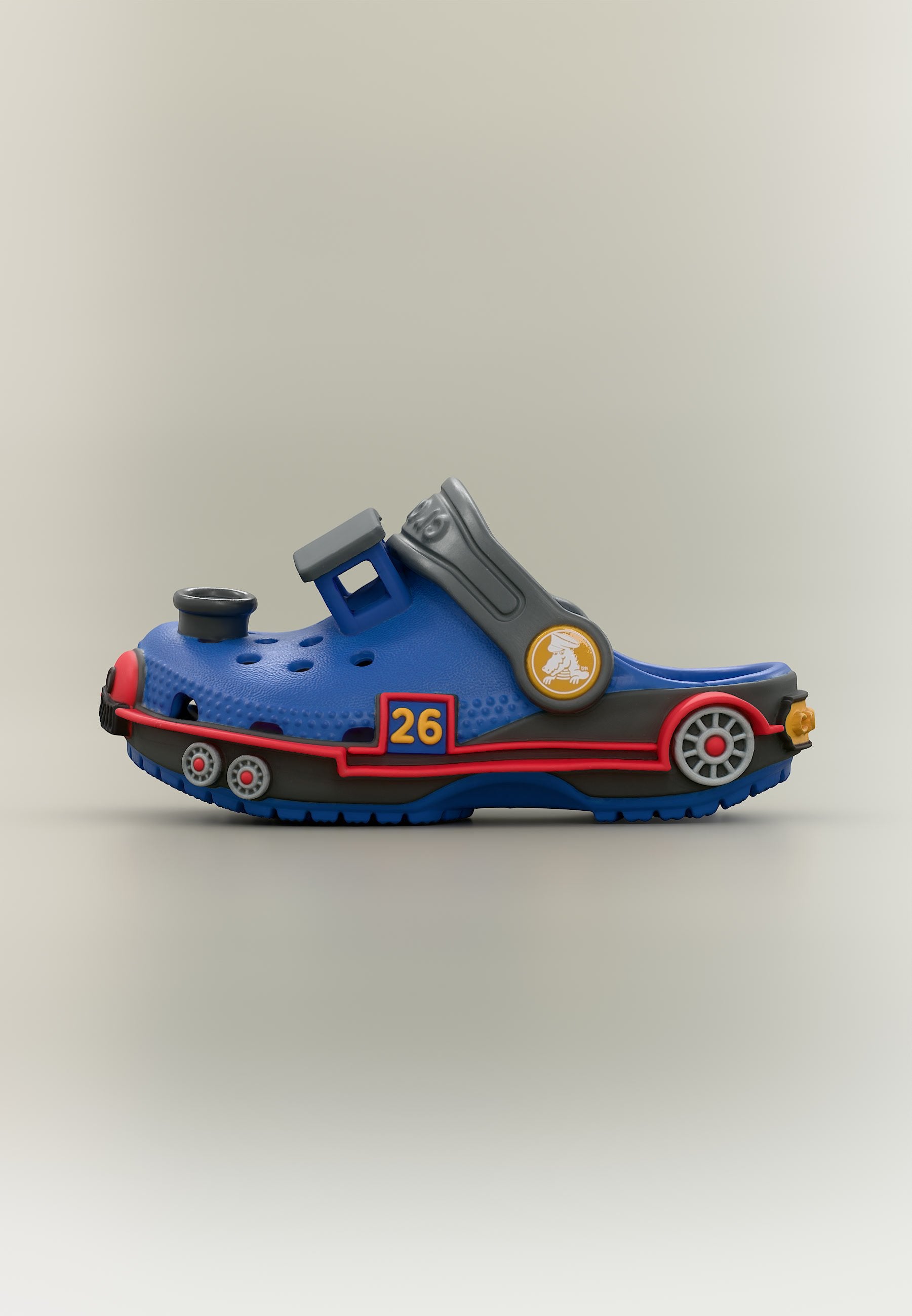 CLASSIC IAM TRAIN UNISEX - Slippers - blue bolt/carbon