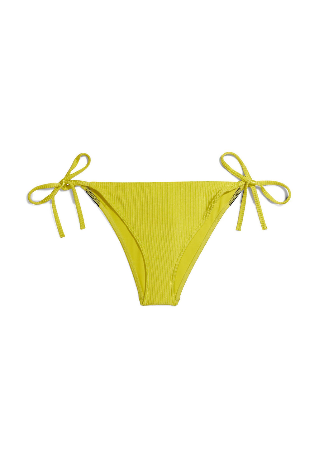 STRING SIDE TIE - Bikini bottoms - lemonade yellow