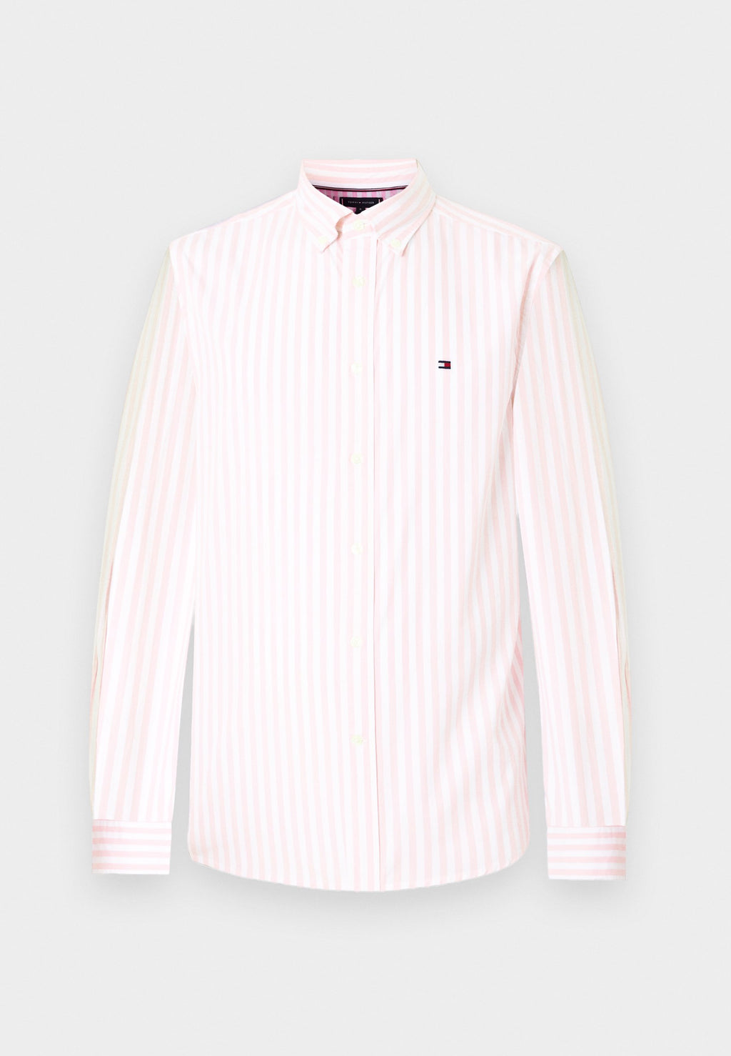 TH FLEX REGULAR FIT STRIPE POPLIN SHIRT - Shirt - classic pink/stripe
