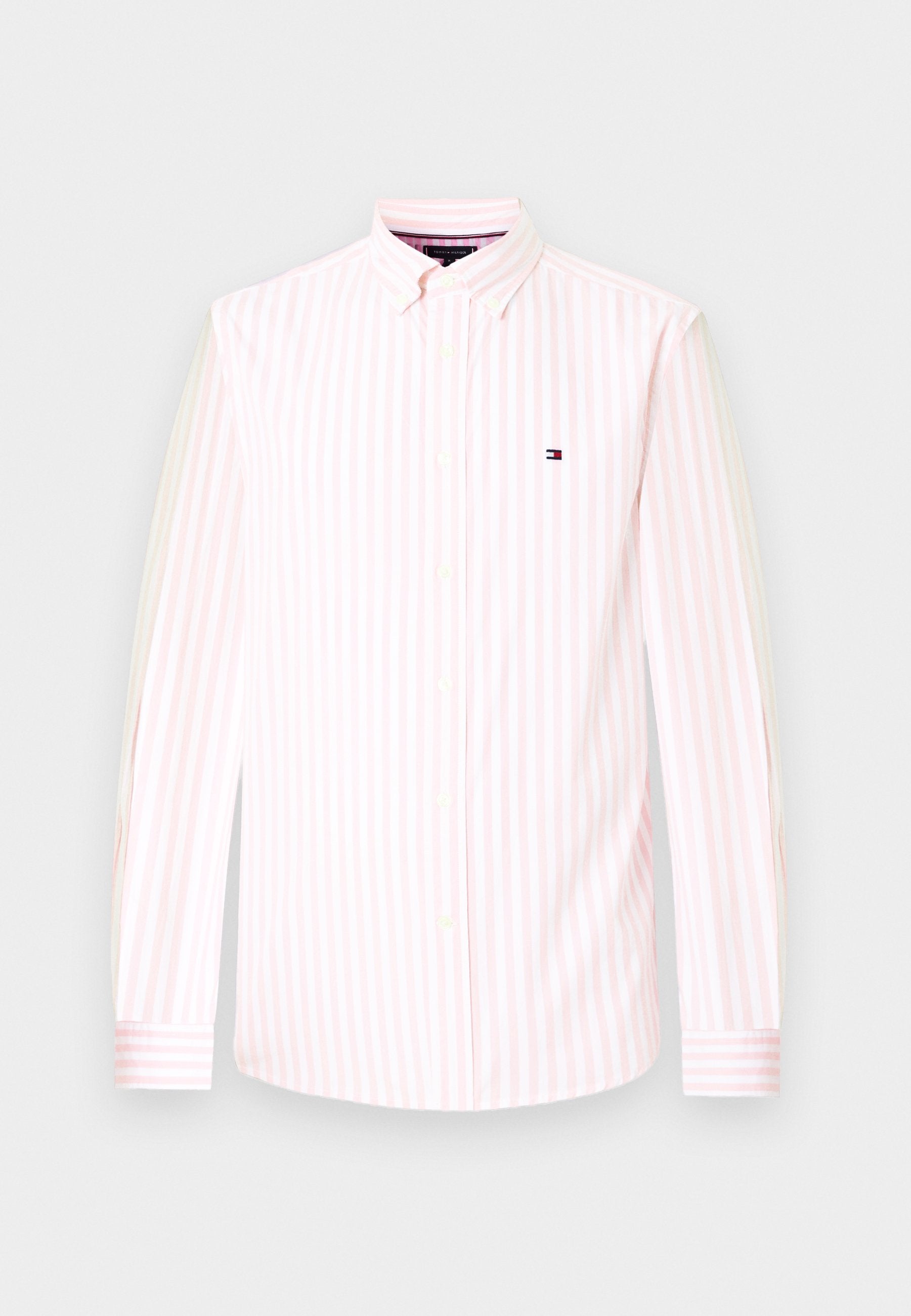 TH FLEX REGULAR FIT STRIPE POPLIN SHIRT - Shirt - classic pink/stripe