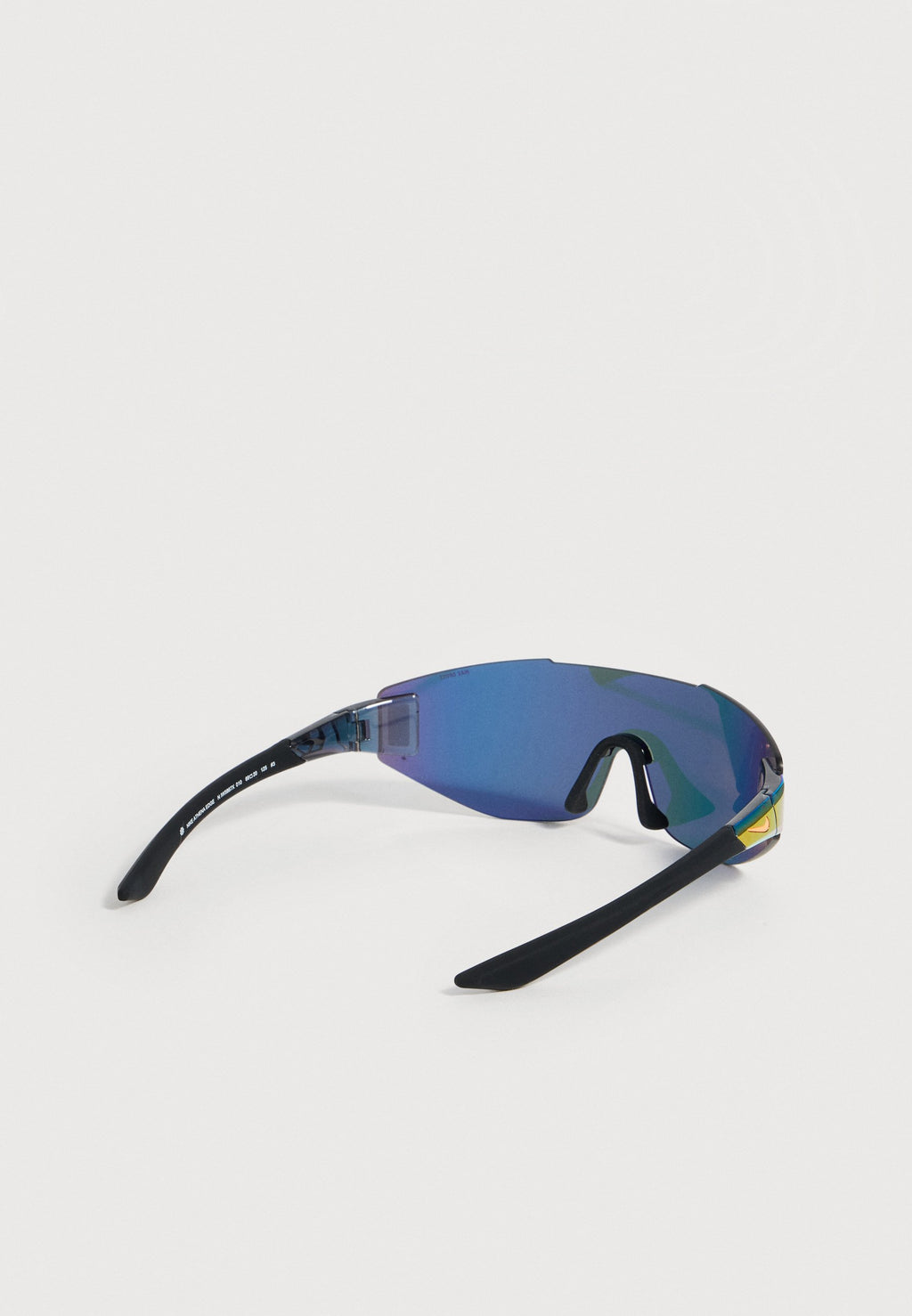 ATHENA EDGE UNISEX - Sports glasses - black/orange mirror
