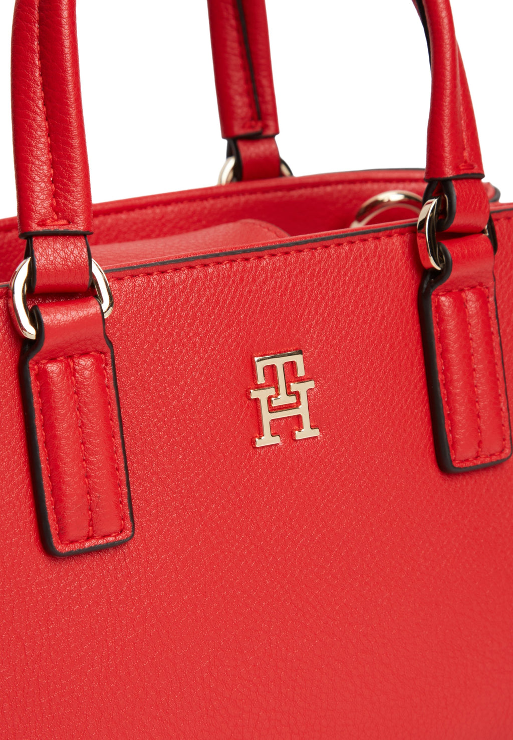 TH MONOGRAM CROSSBODY TOTE BAG - Handbag - primary red