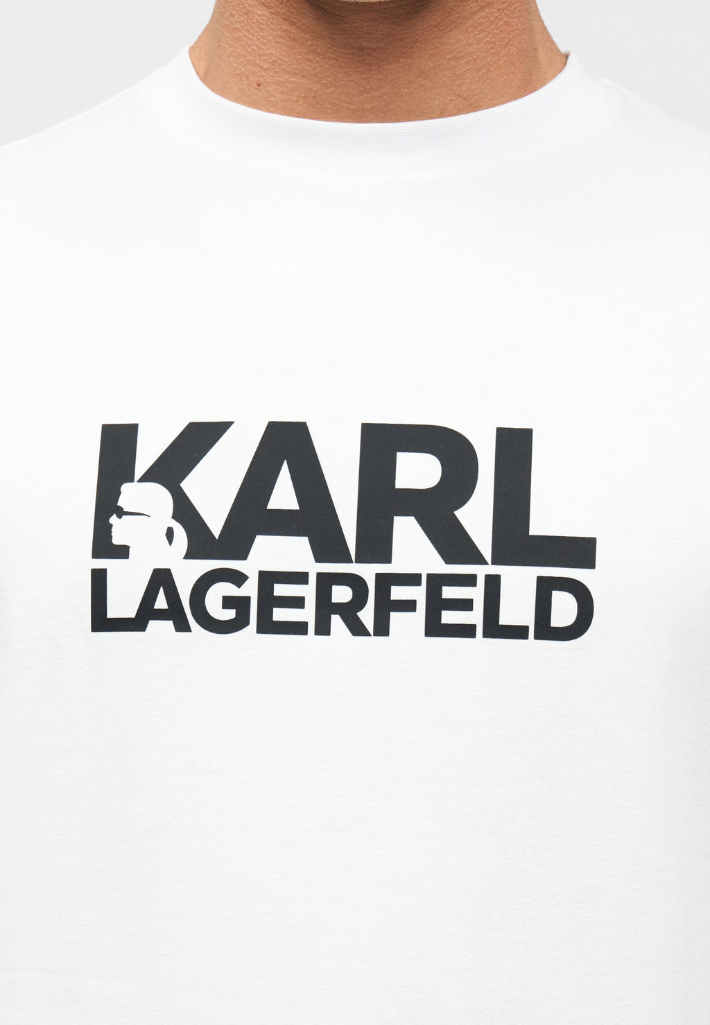 CREW NECK - Print T-shirt - white