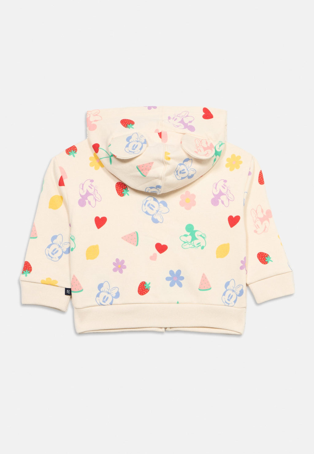 LOGO - Zip-up sweatshirt - off-white/multi-coloured