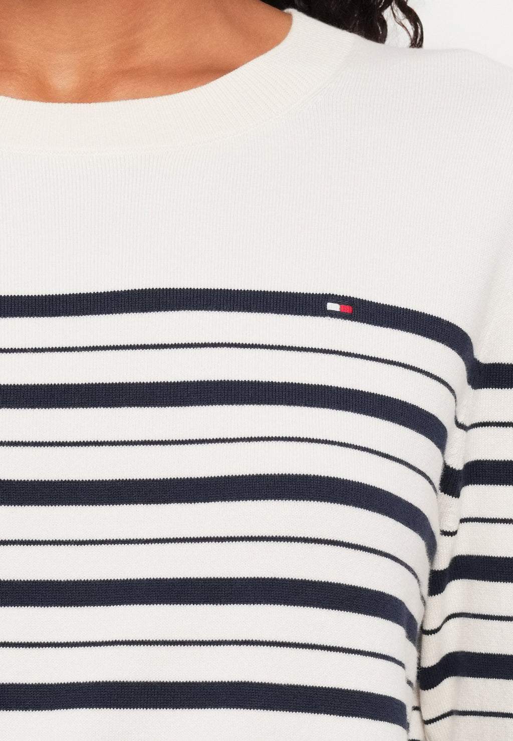 JERSEY CREW NECK JUMPER - Jumper - calico/dark night navy