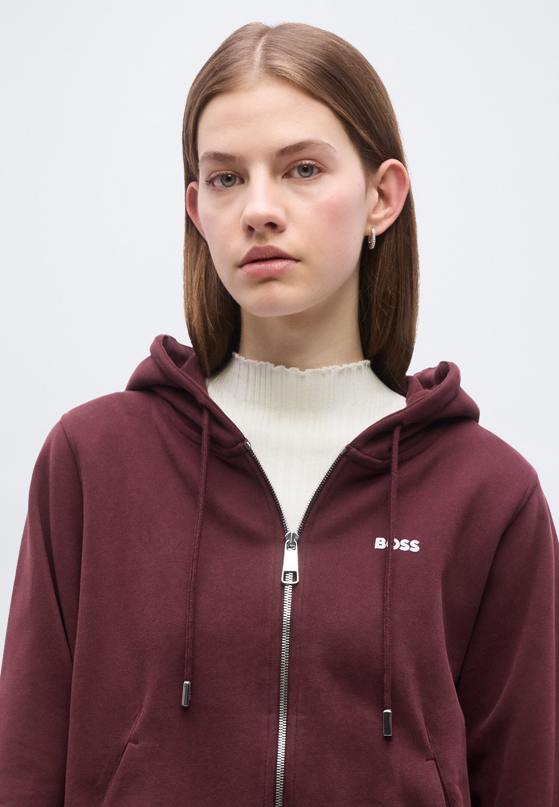 EMUS - Zip-up sweatshirt - dark brown