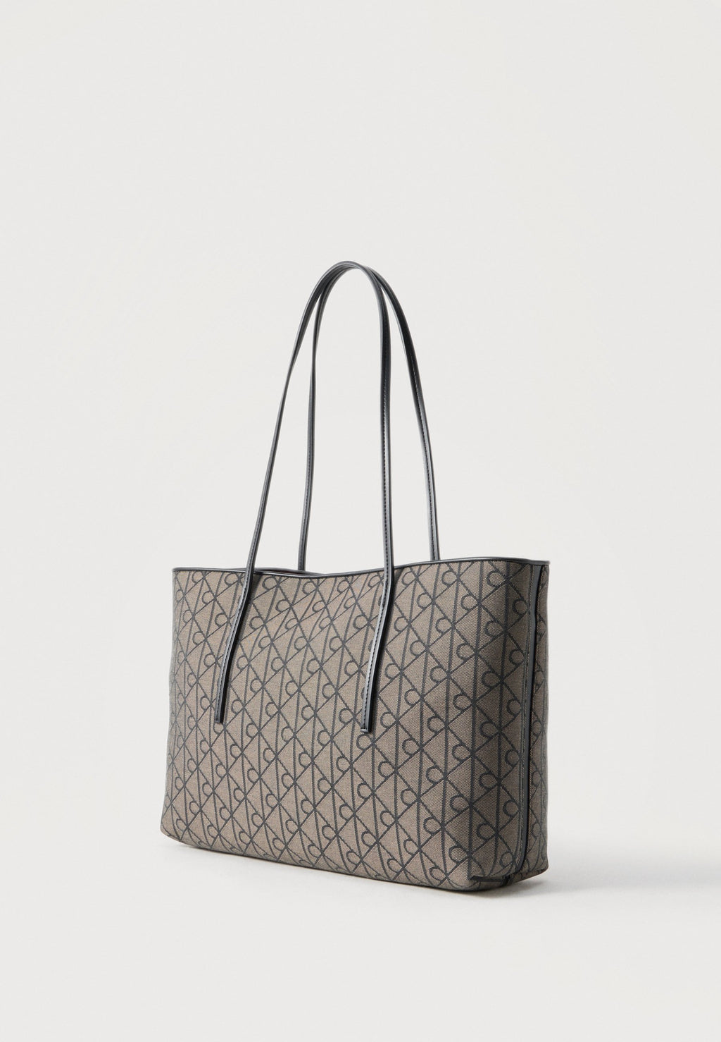 EMBLEM TOTE - Bez çanta - bej/siyah