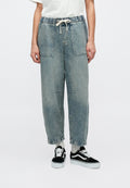 PULL ON BARREL LUNAR - Relaxed fit jeans - blue denim
