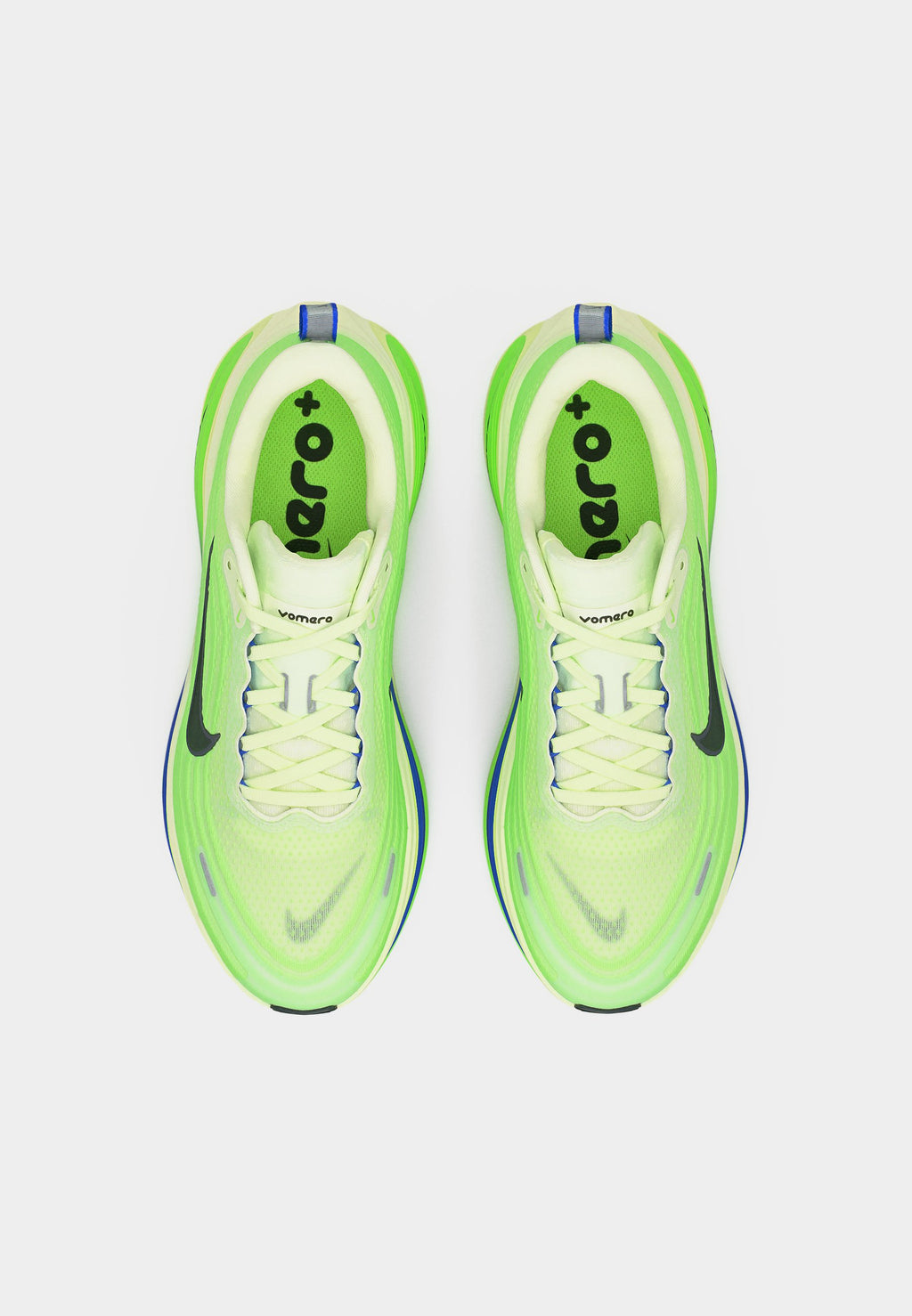 VOMERO PLUS - Road running shoes - volt tint/black spruce/lime blast/sapphire/light liquid lime