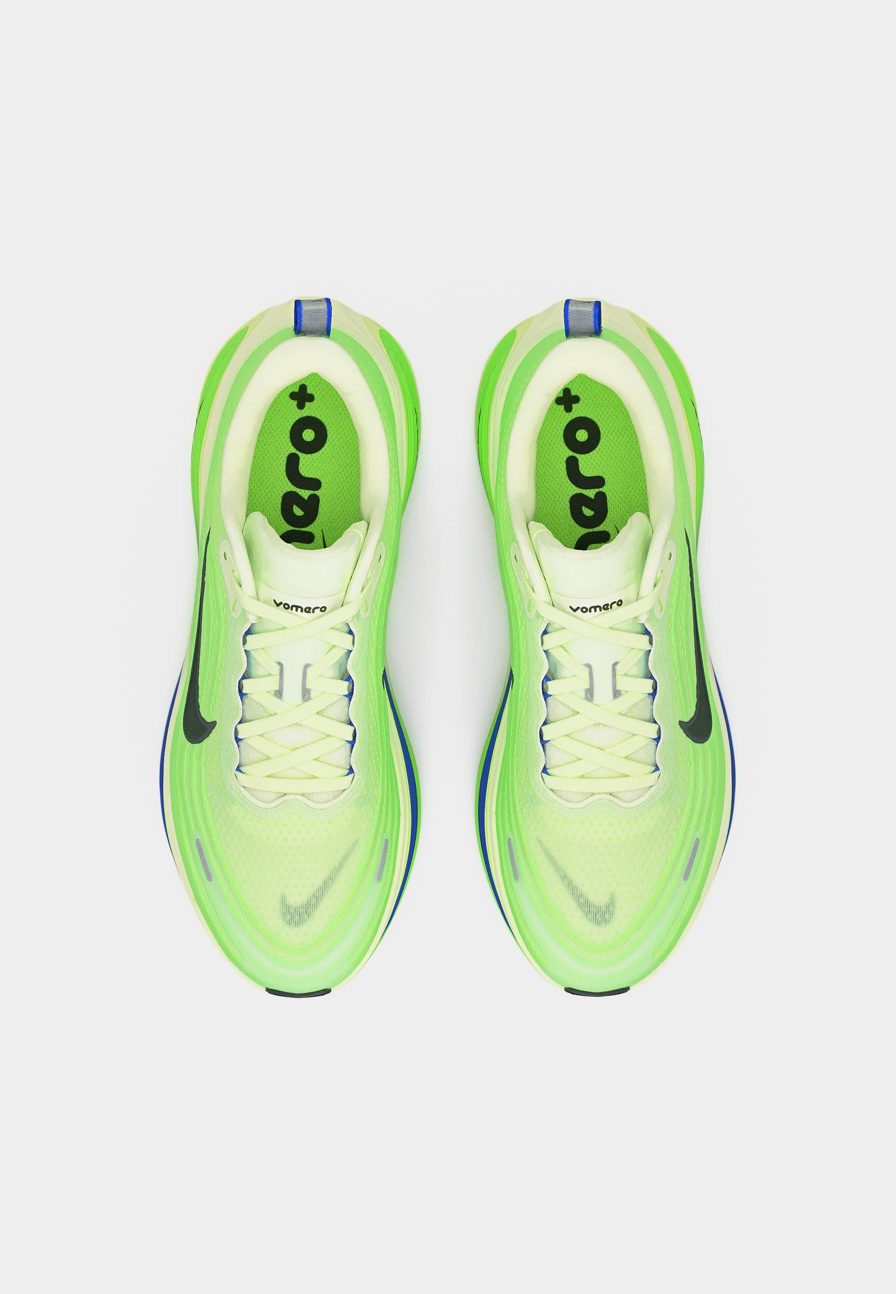 VOMERO PLUS - Road running shoes - volt tint/black spruce/lime blast/sapphire/light liquid lime