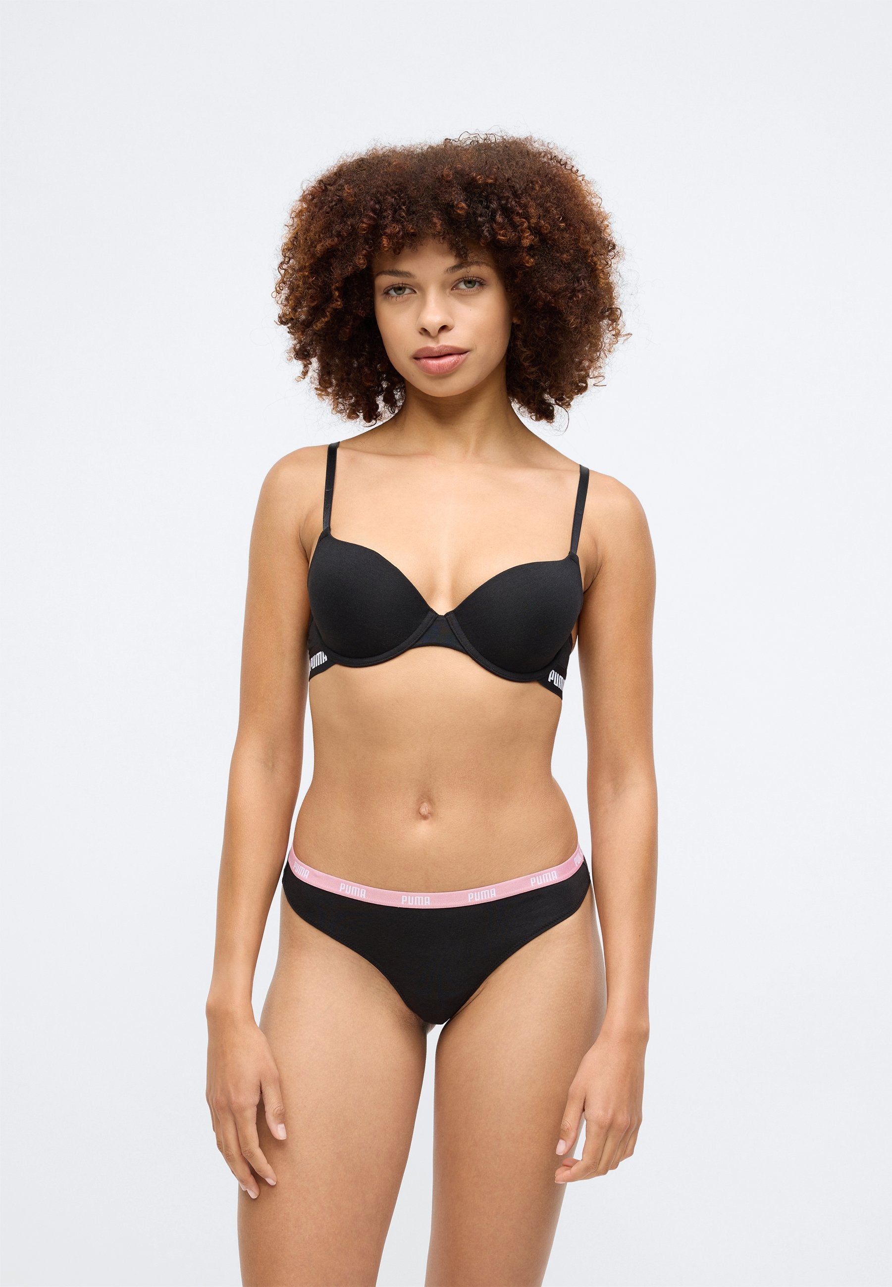 3 PACK - Thong - black