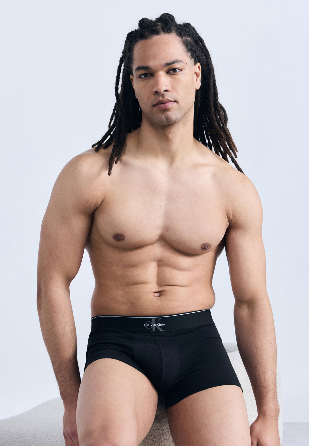 TRUNK CK X COTTON 3 PACK  - Trunks - black