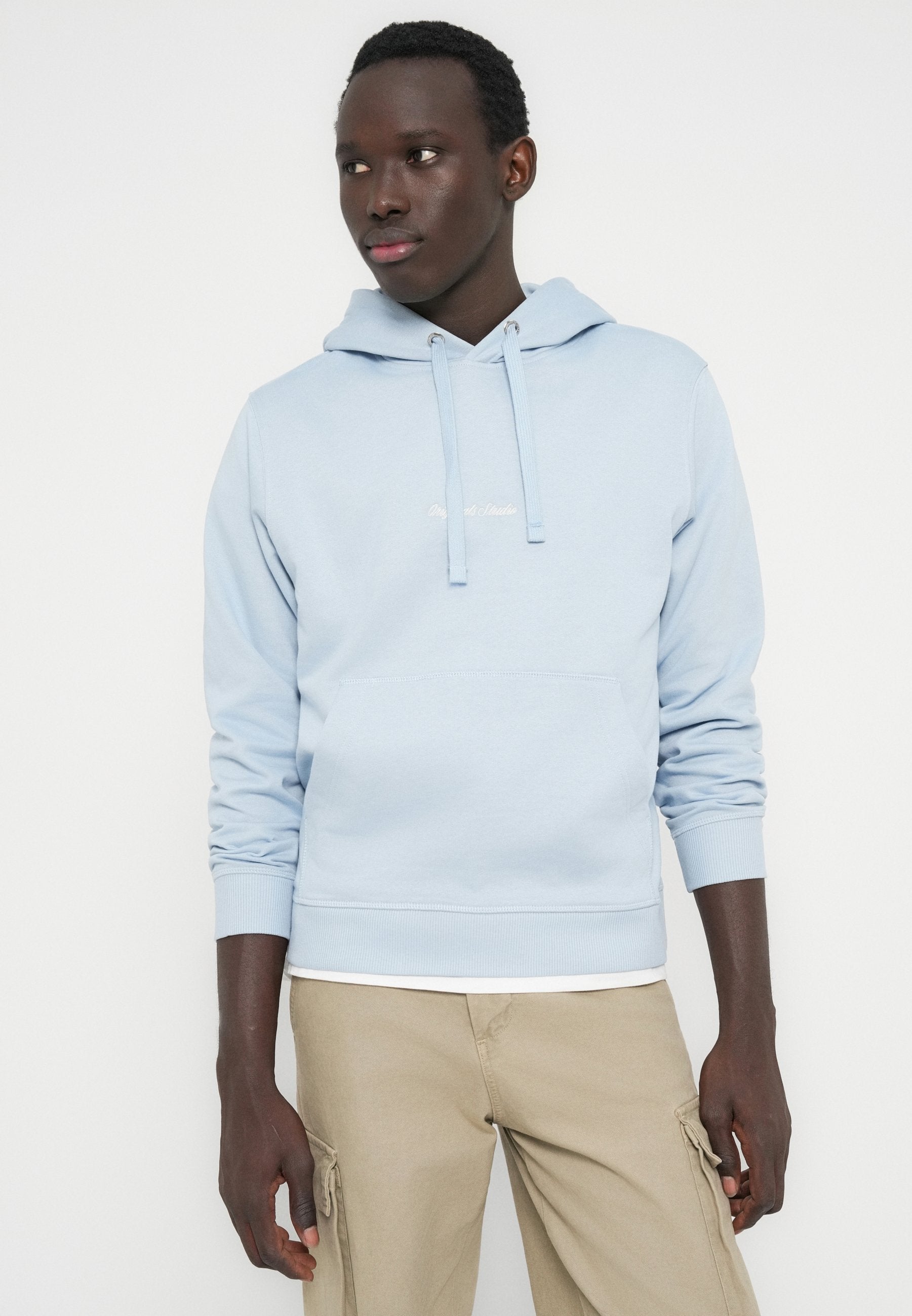Sweat à capuche - bleu cachemire