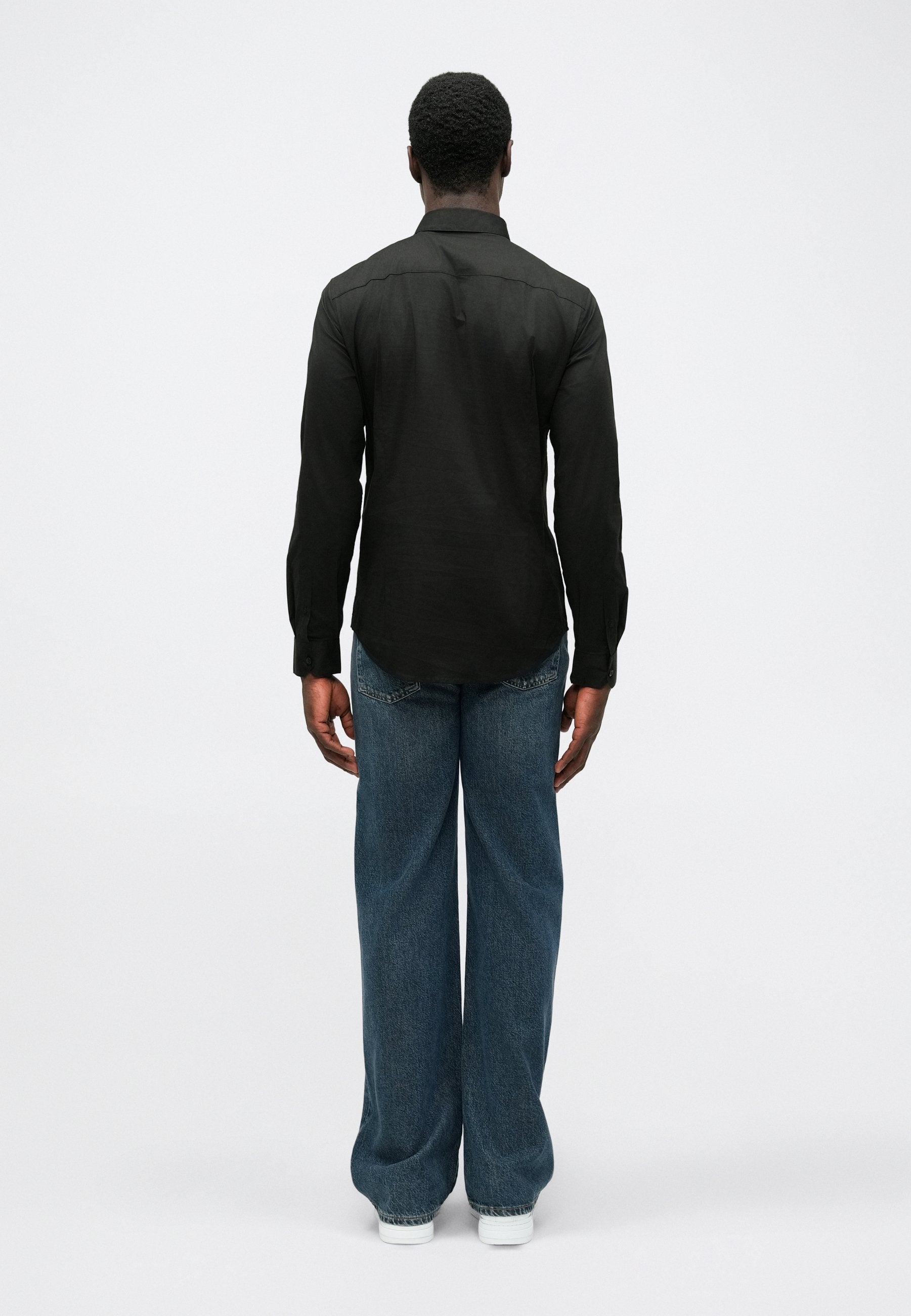 SHIRT SLIM FIT - Shirt - black