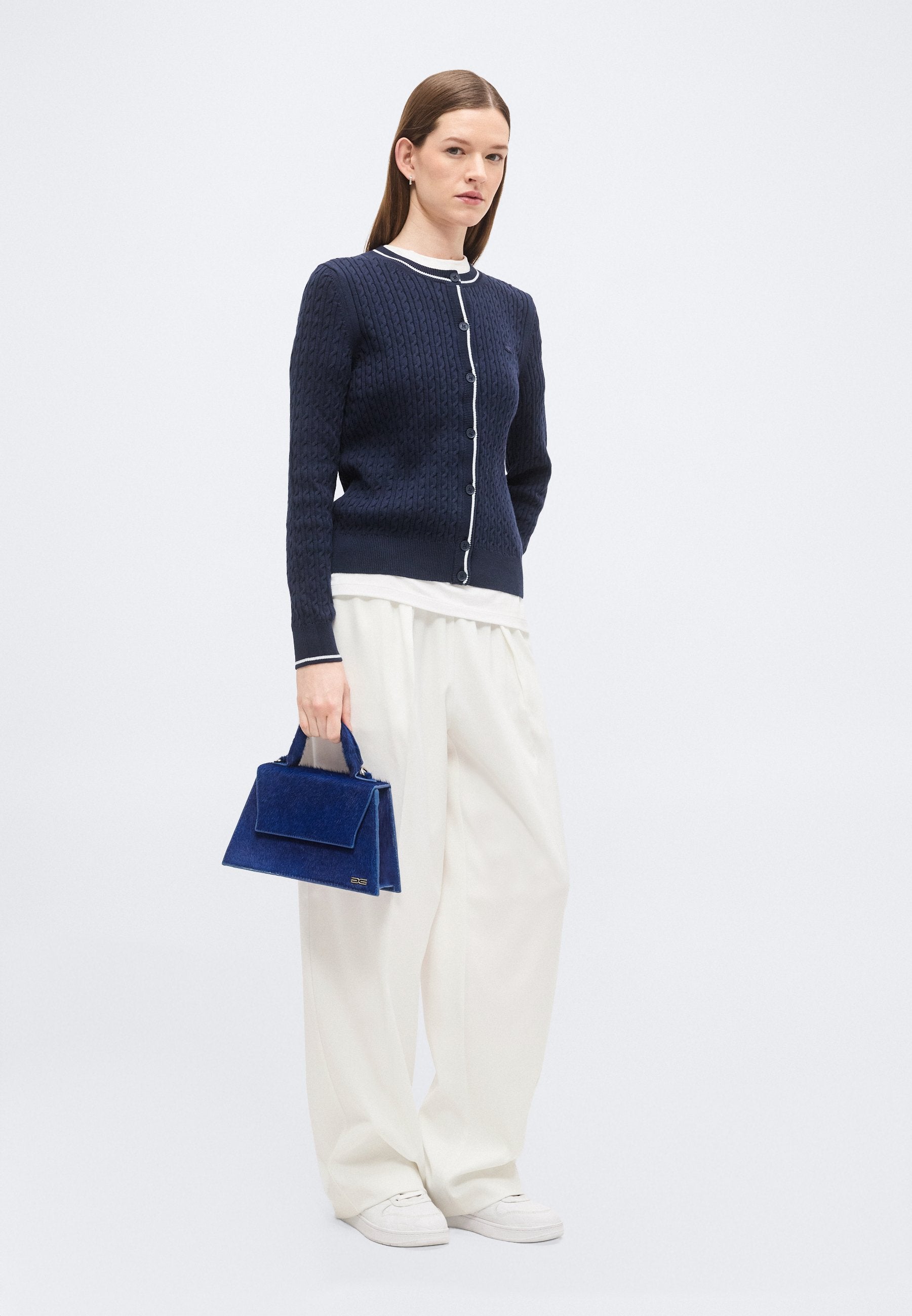 Cardigan - navy blue