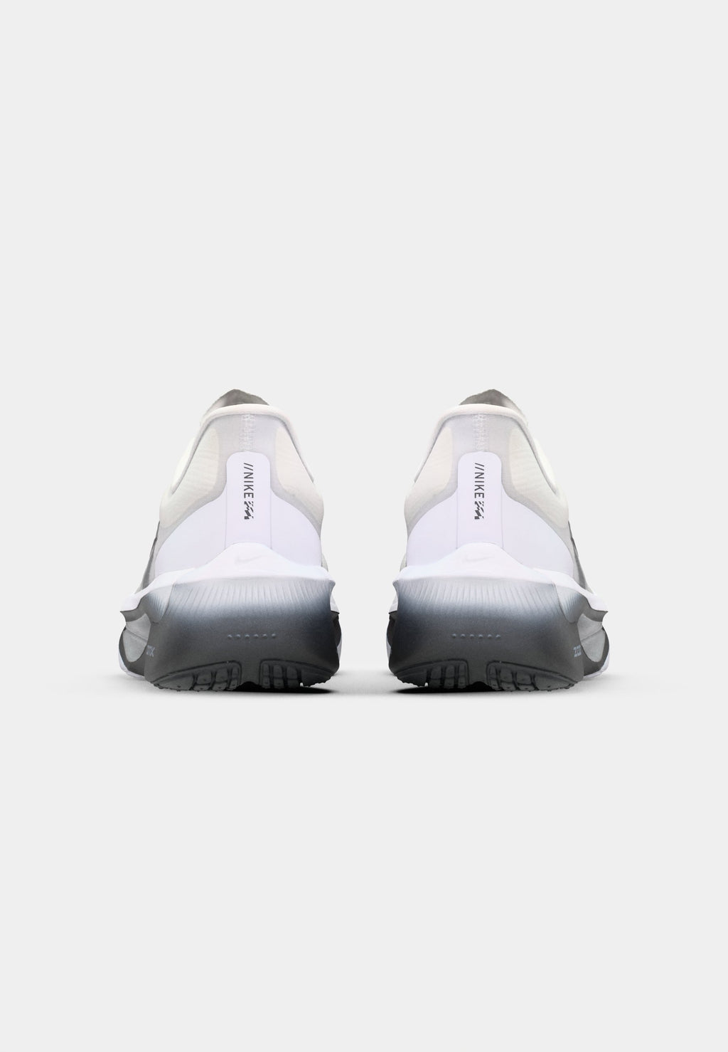 ZOOM FLY  - Road running shoes - white/black/smoke grey/metallic silver