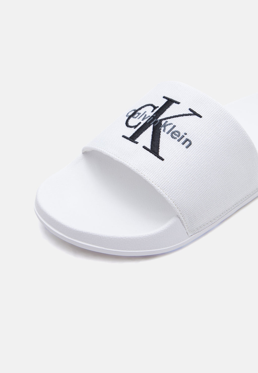 ESS SLIDE - Mules - bright white/black