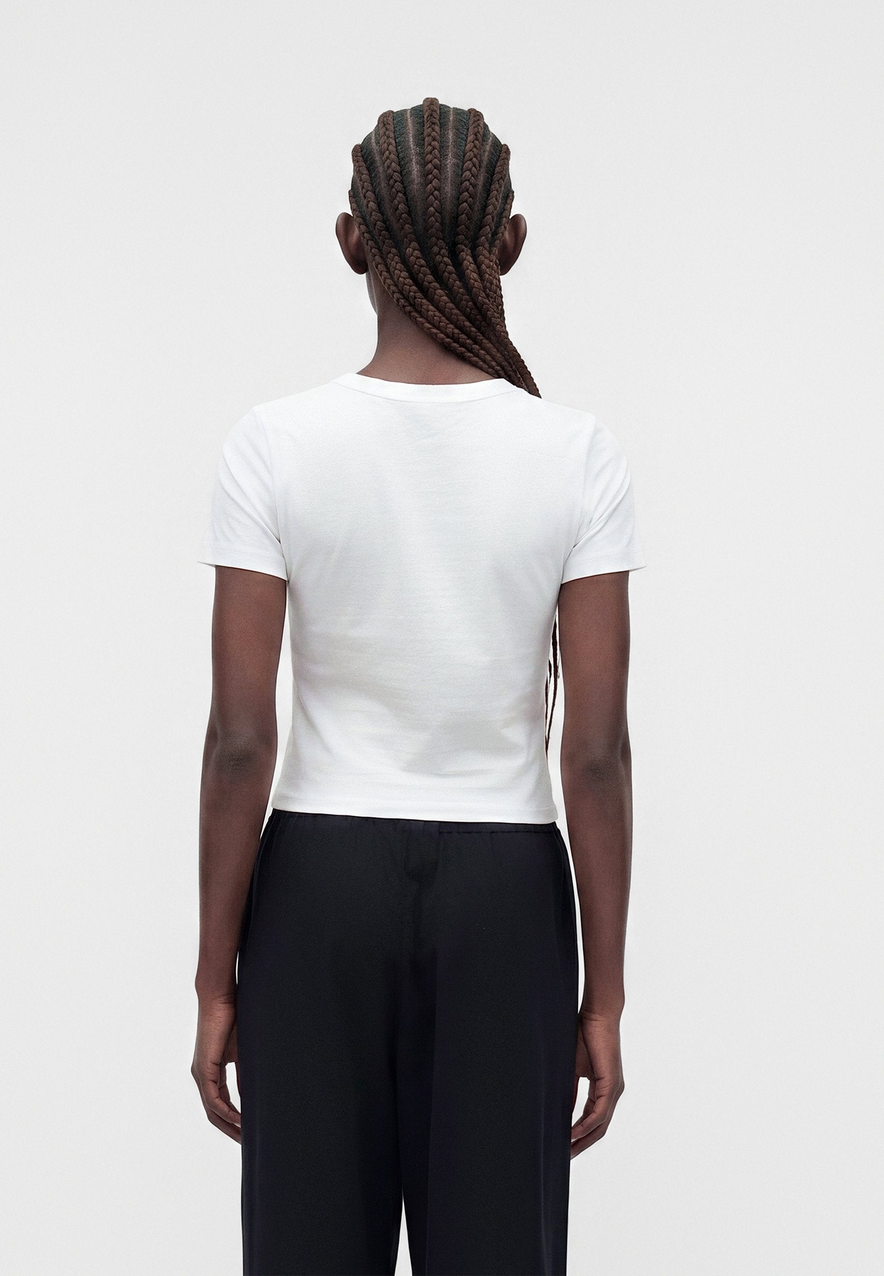 JXGIGI BABY TEE - Basic T-shirt - bright white