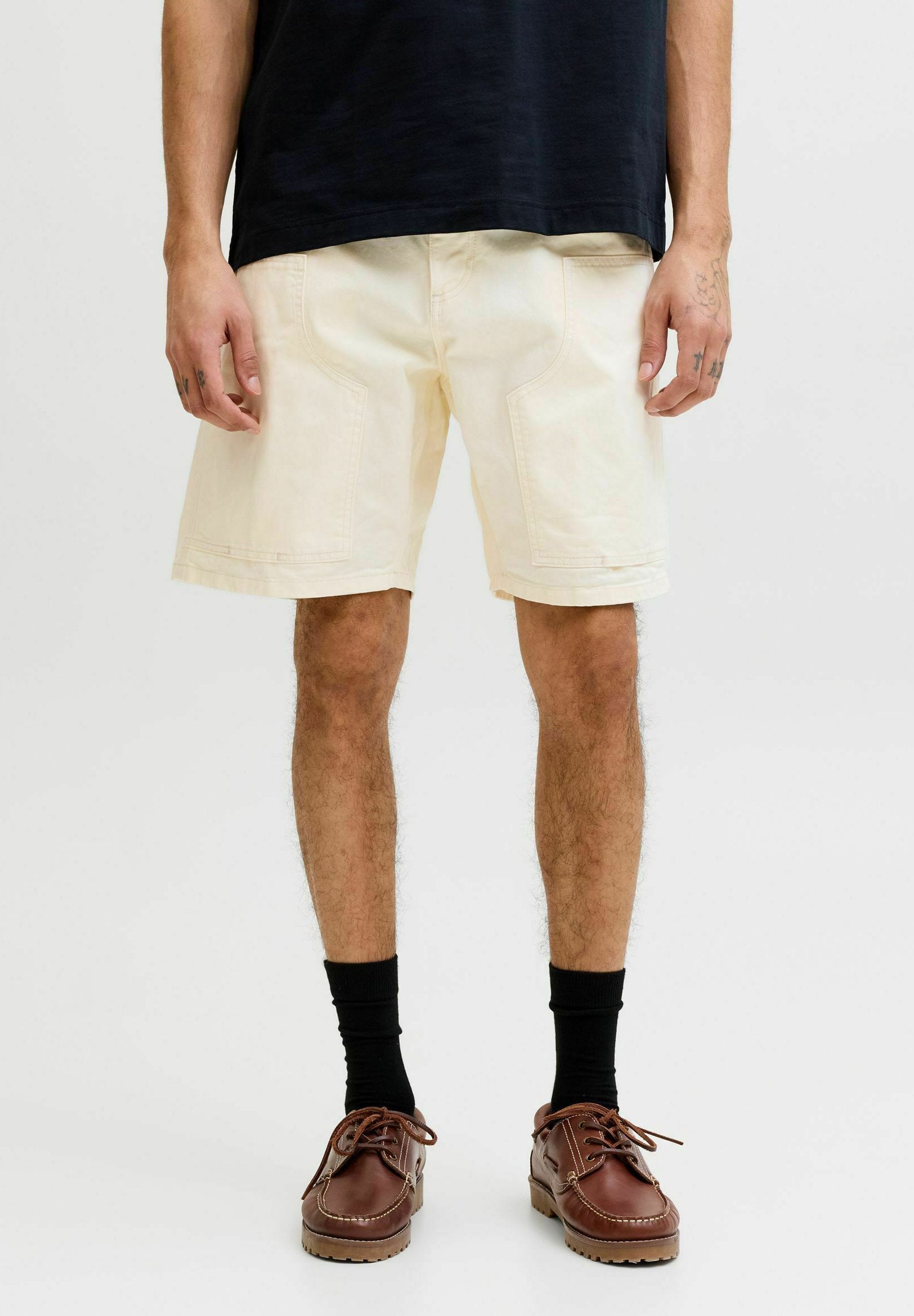 Loose fit gy - Shorts - antique white