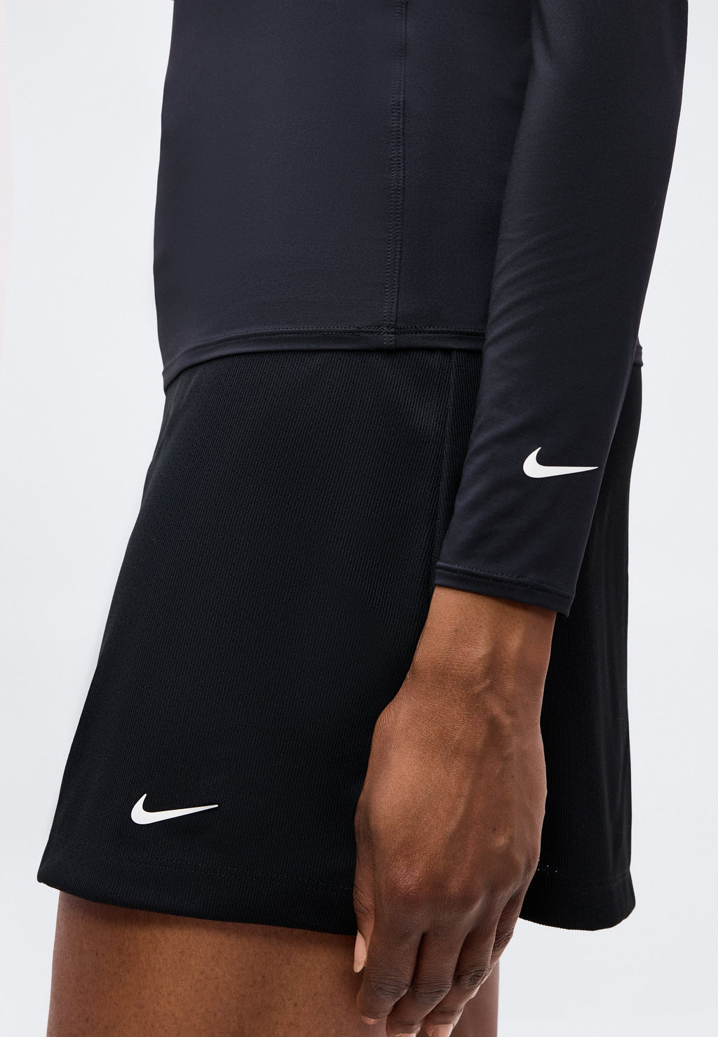 GOLFCLUB LONGSLEEVE - Long sleeved top - black/white