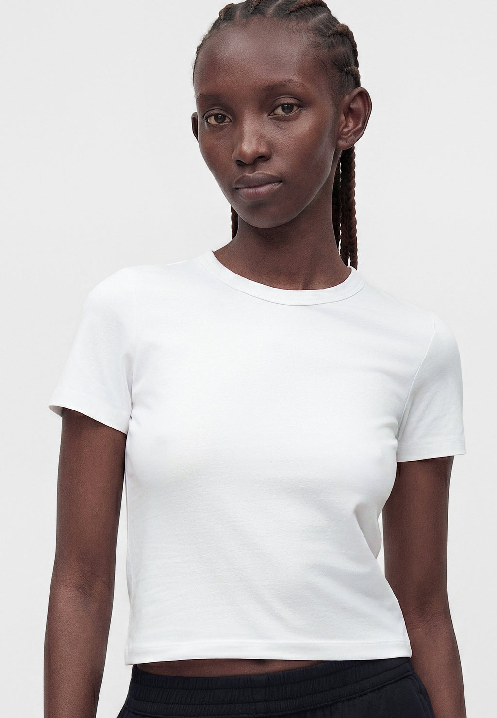 JXGIGI BABY TEE - Basic T-shirt - bright white