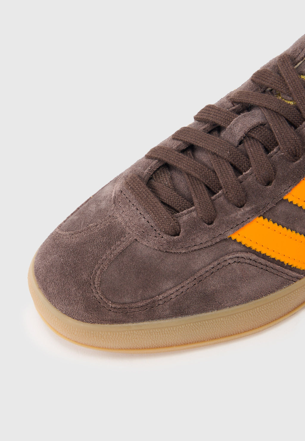 GAZELLE INDOOR UNISEXE - Baskets - marron/lucid tangerine/wonder white