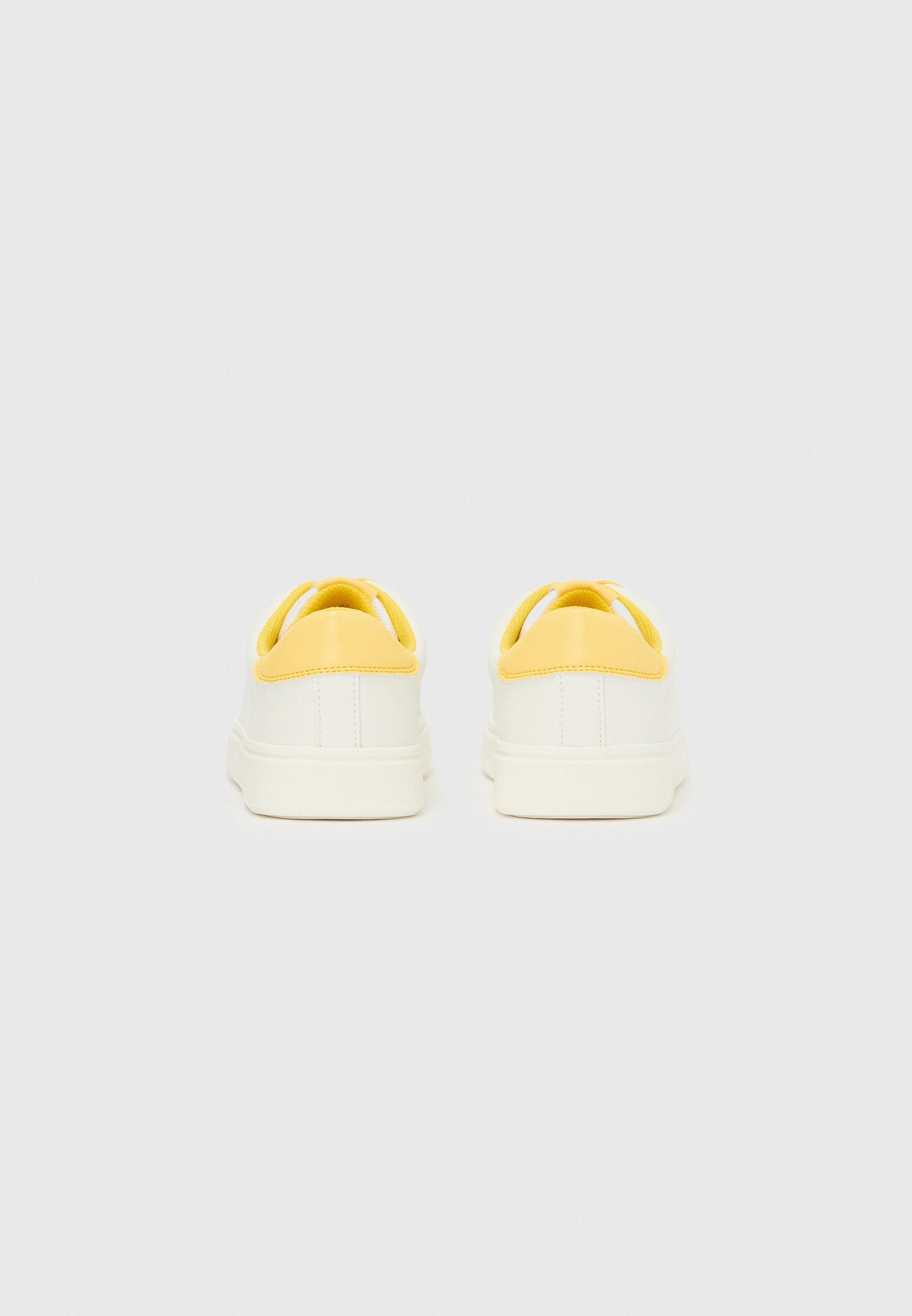 COOPER UNISEX - Baskets - blanc/jaune