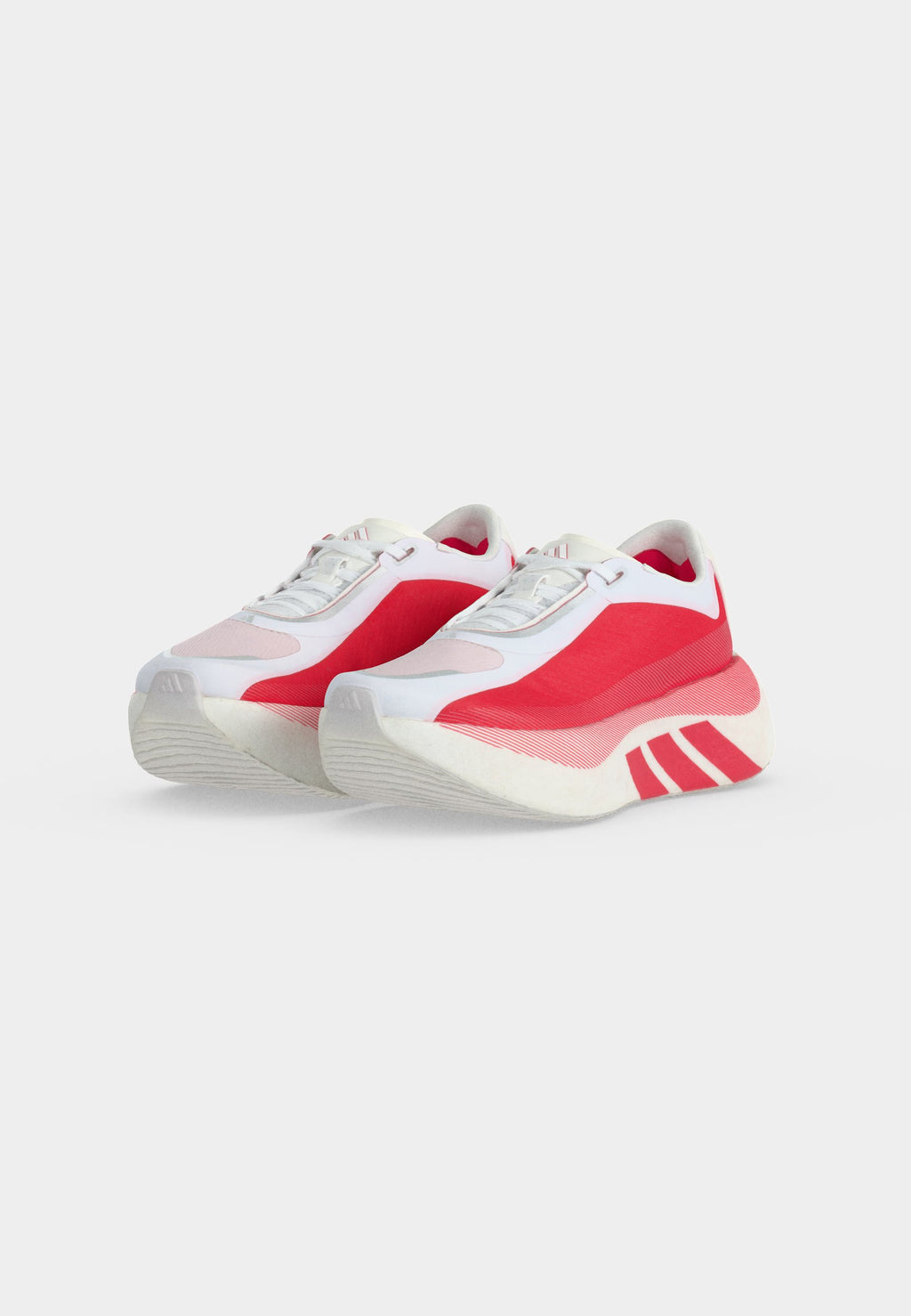 HYPERBOOST EDGE - Road running shoes - cloud white/pure ruby/metallic