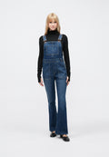 LONG AND LEAN OVERALL JACKSON - Dungarees - dark-blue denim