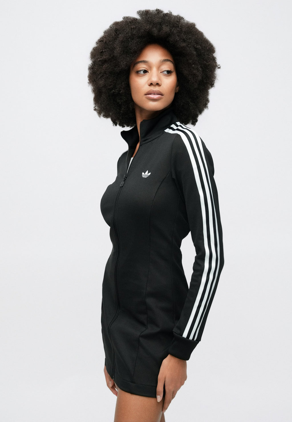 ROBE - Robe de jour - noir/blanc cassé