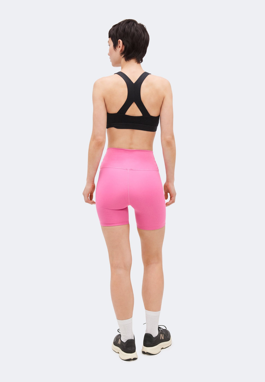 NB HARMONY HIGH RISE SHORT 6' - Leggings - pink