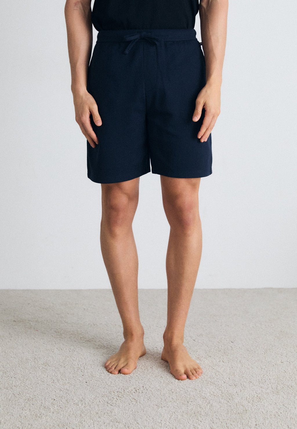 WAFFLE - Pyjama bottoms - dark blue three