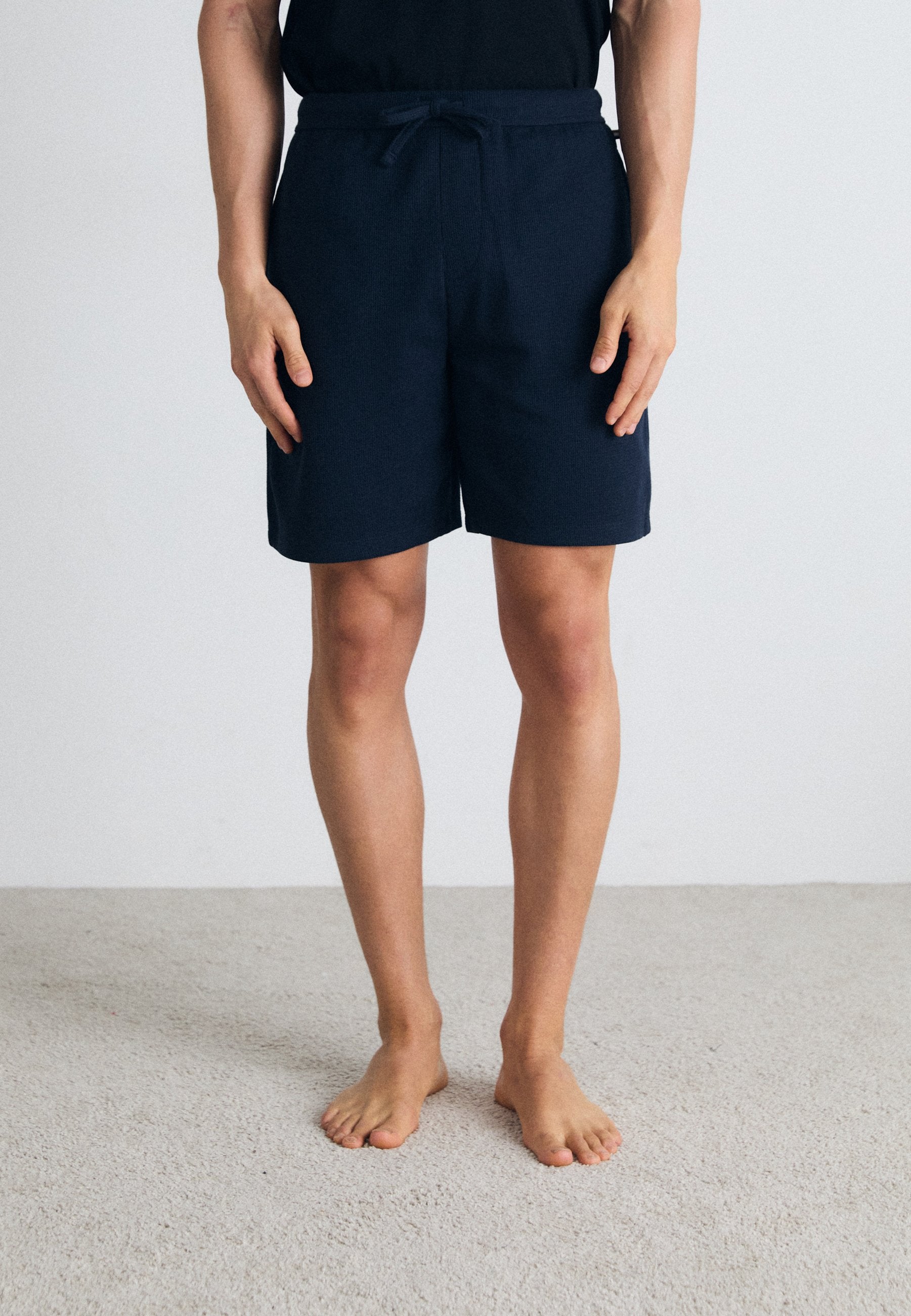 WAFFLE - Pyjama bottoms - dark blue three