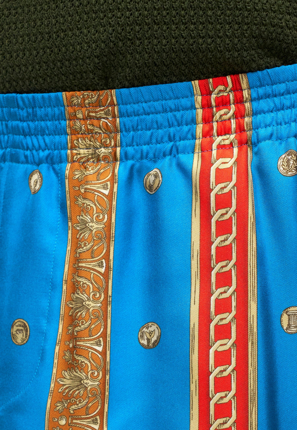 PRINT THE RING MASTER - Shorts - royal blue/red/gold-coloured