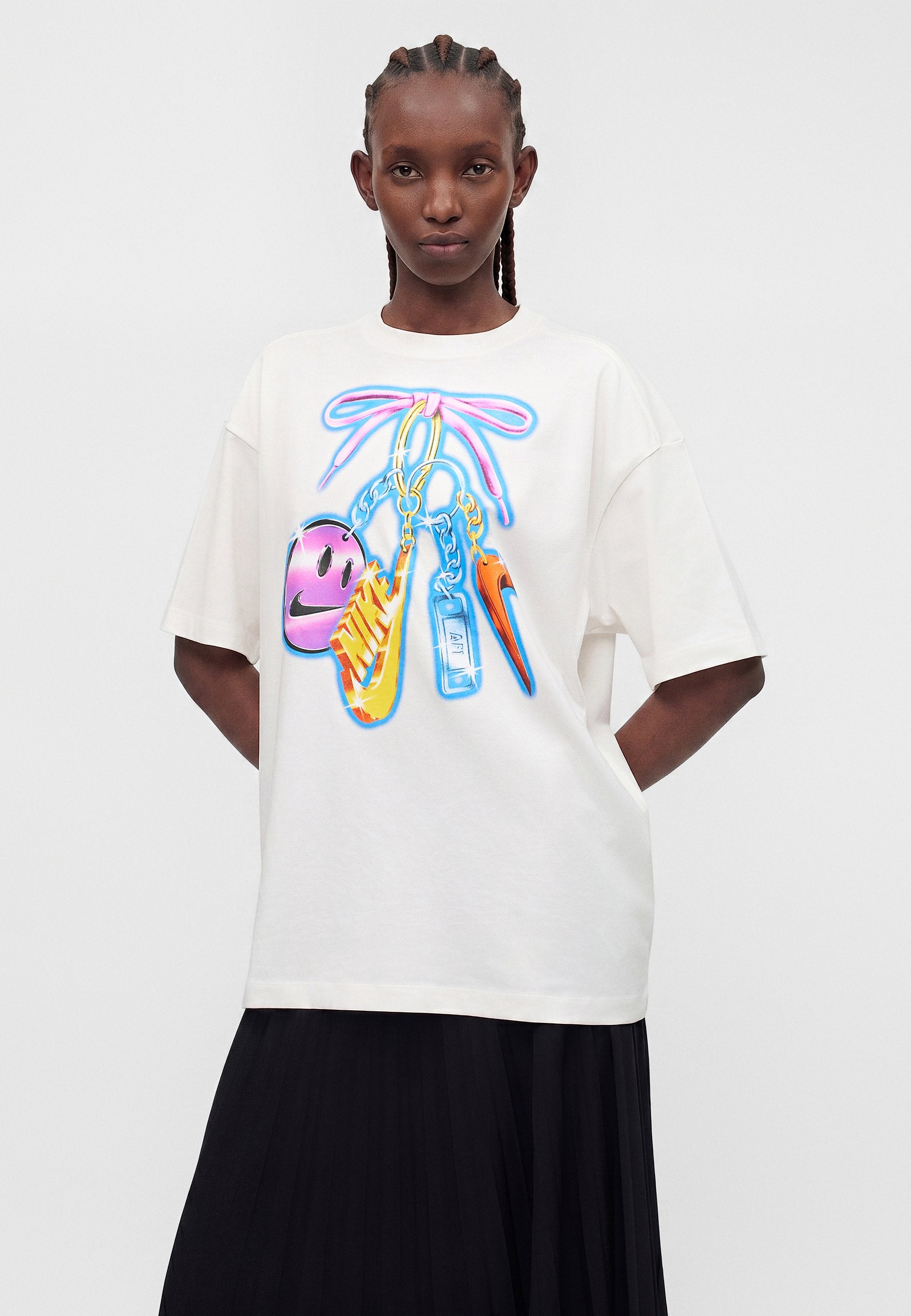 TEE CLASSIQUE - T-shirt imprimé - blanc cassé