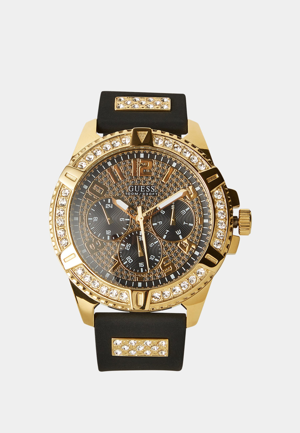 GS FRONTIER - Chronograph watch - black/gold-coloured