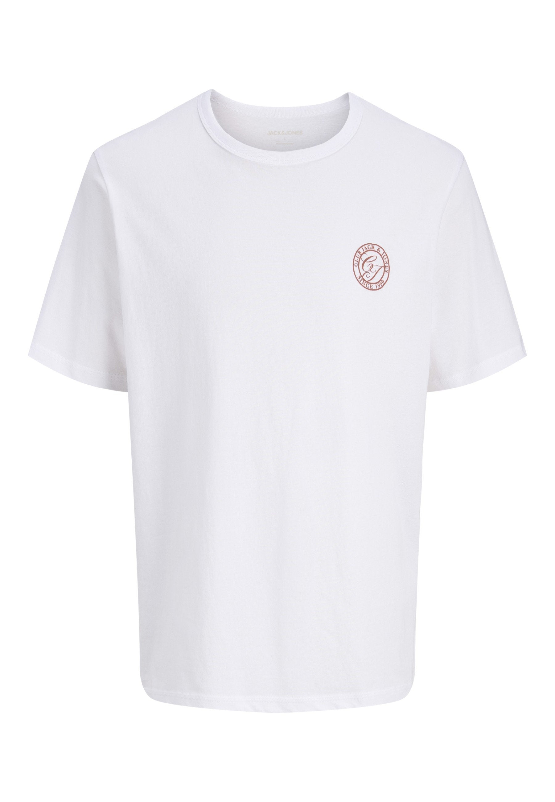 T- - Print T-shirt - bright white
