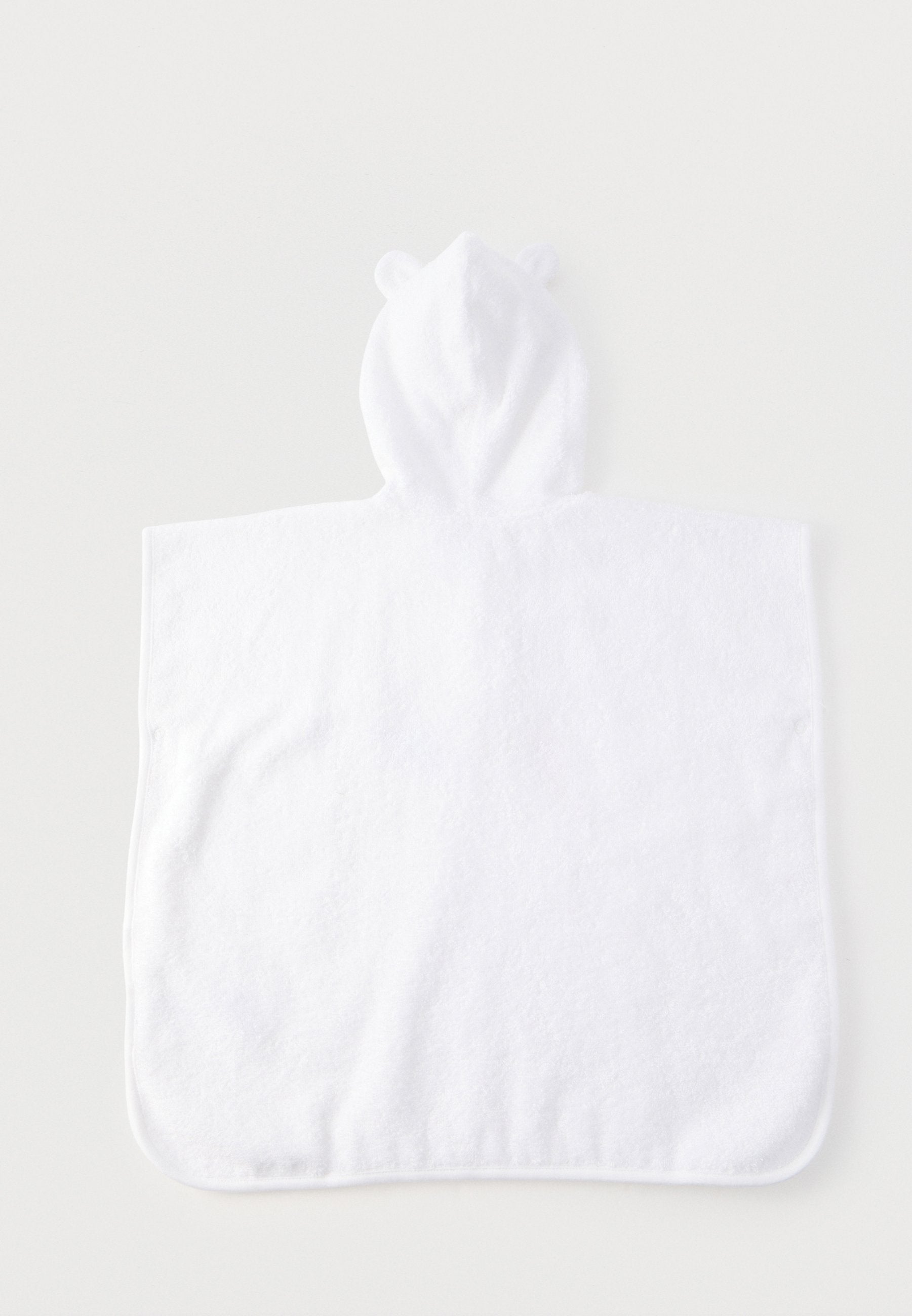 BABY TOWEL UNISEX - Bath towel - pure white