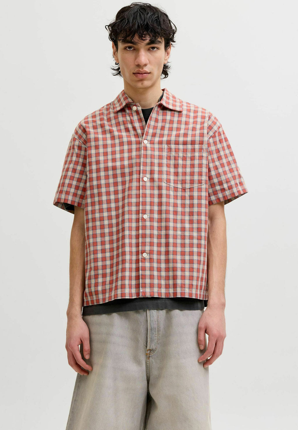 Shirt - barn red