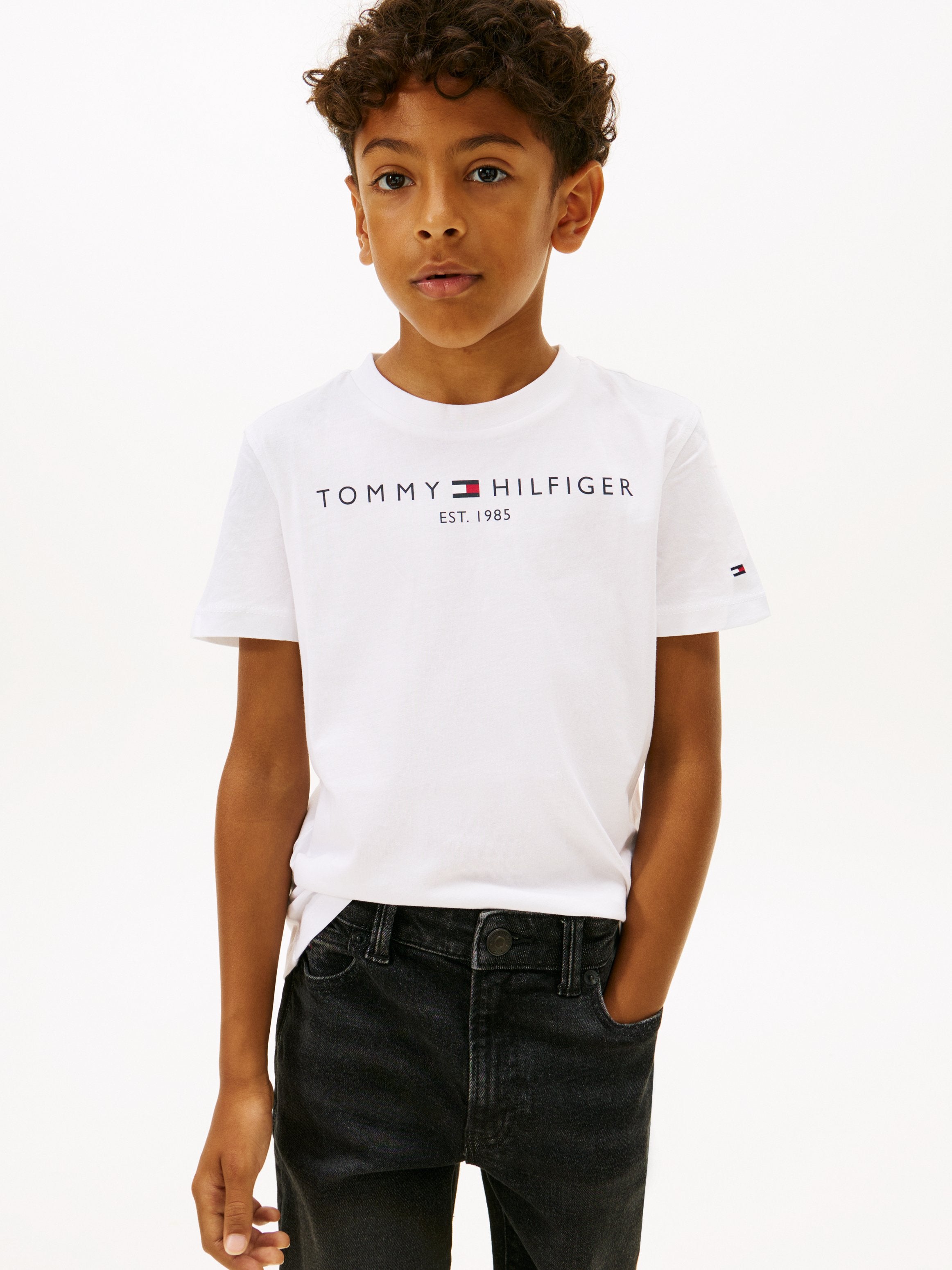 ESSENTIAL TEE - Print T-shirt - white