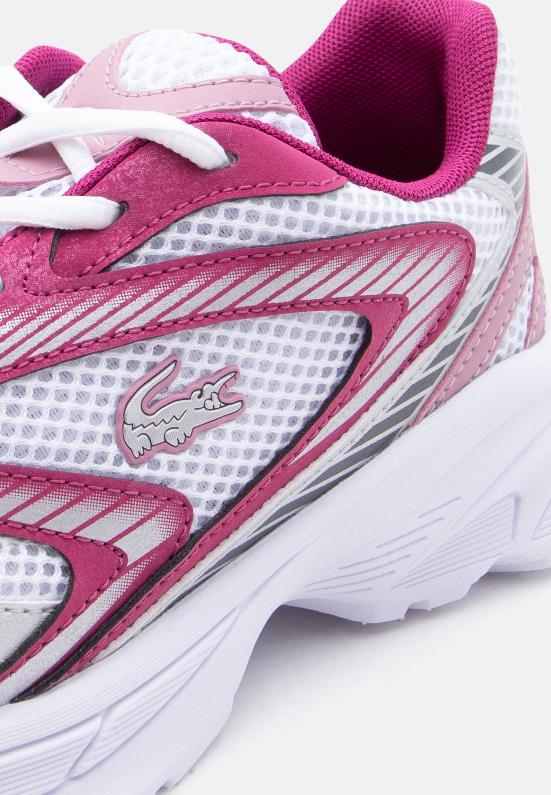 JUNIOR L003 NEO SHOT BLUSH LACES - Trainers - white/dark purple