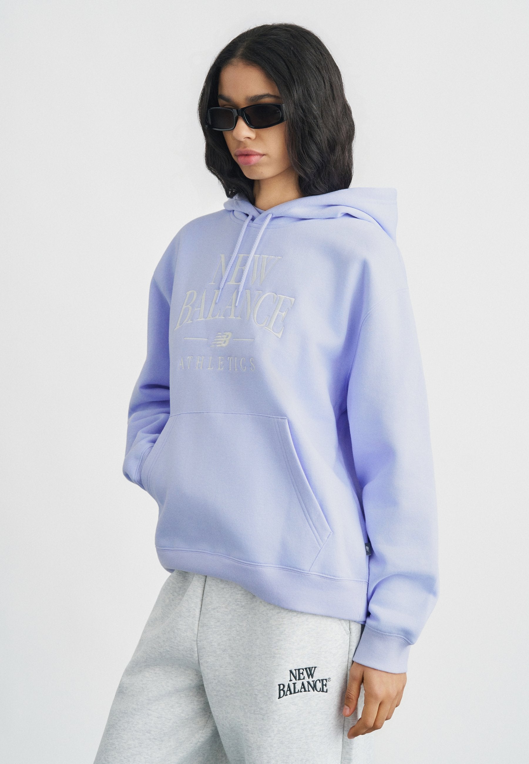 LINEAR HERITAGE HOODIE - Hoodie - lilac