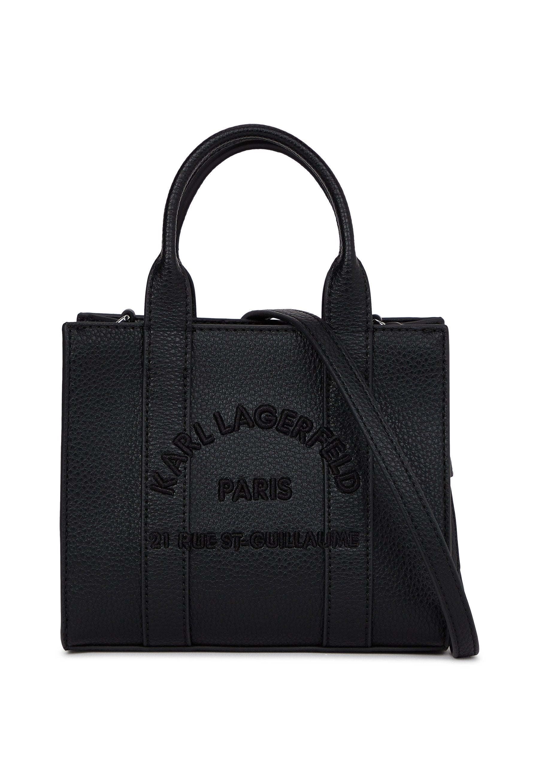 SQUARE - Handbag - black