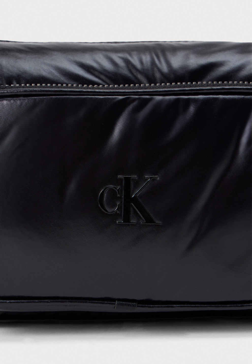 POCKET SHINY SMALL BAG - Handbag - black