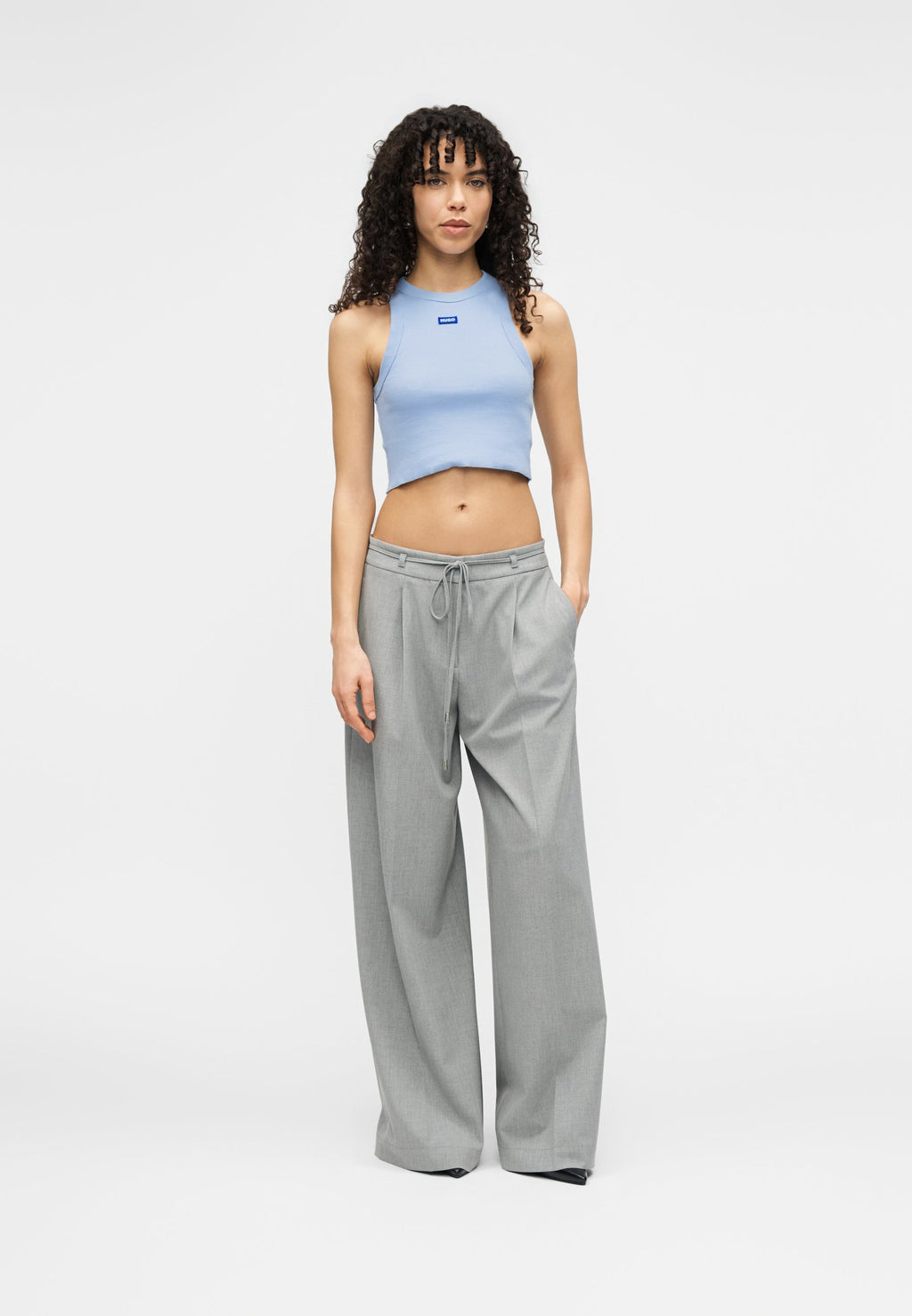 BABY TANK - Top - open blue