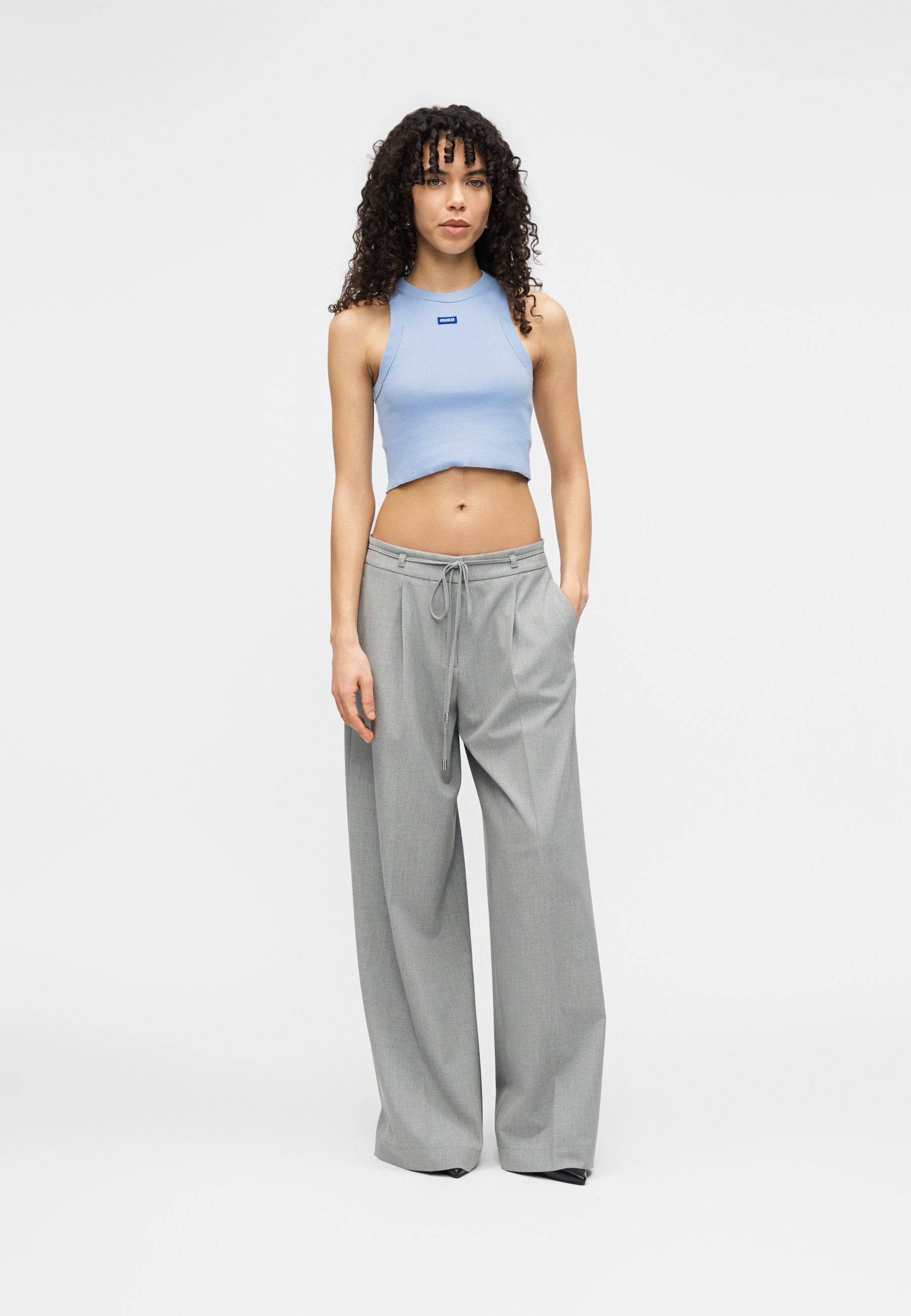 BABY TANK - Top - open blue