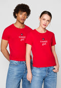 EXCLUSIVE TEE UNISEX - Baskılı Tişört - ana kırmızı