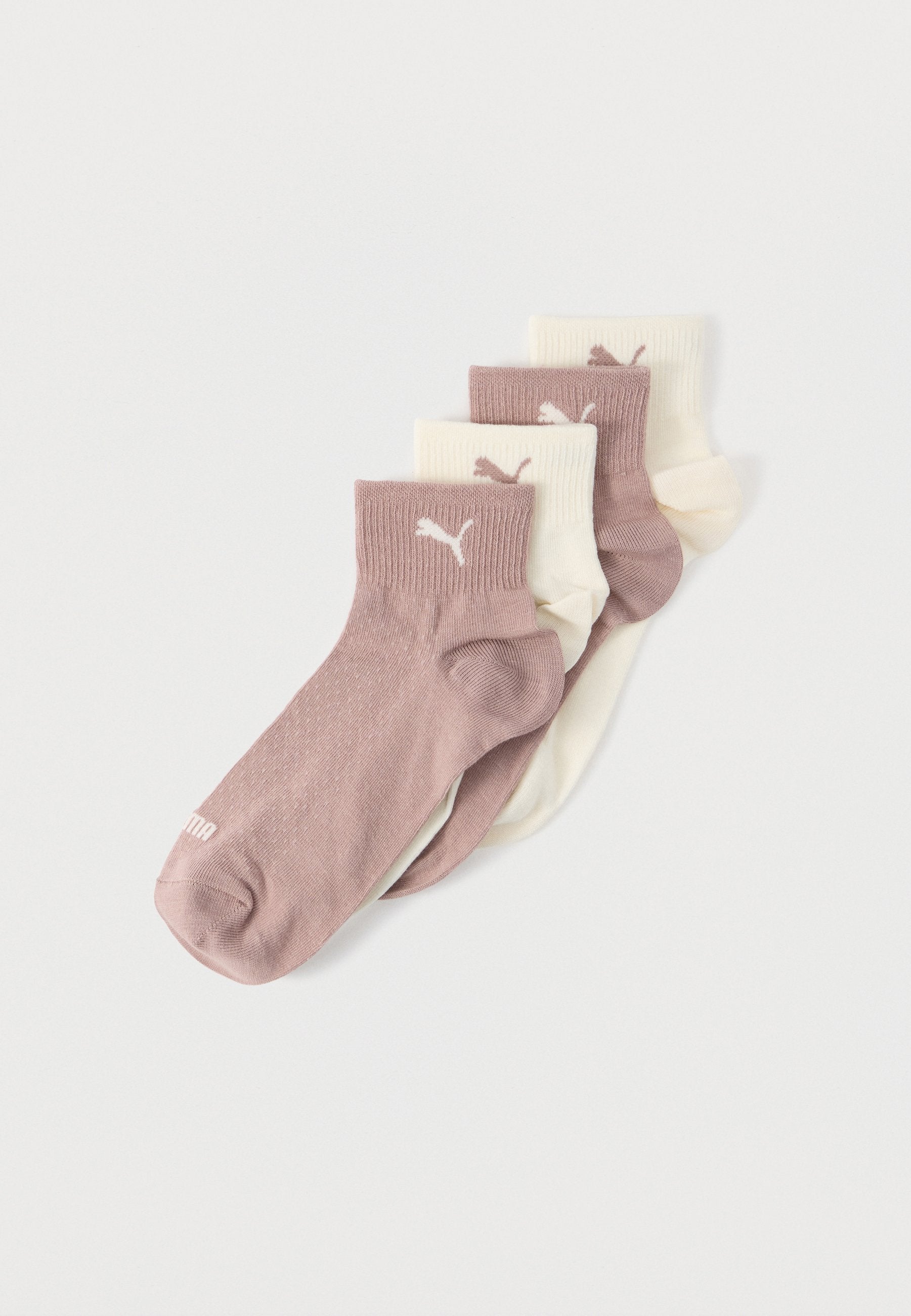 WOMEN QUARTER 4 PACK - Sneaker socks - pristine/sandstone