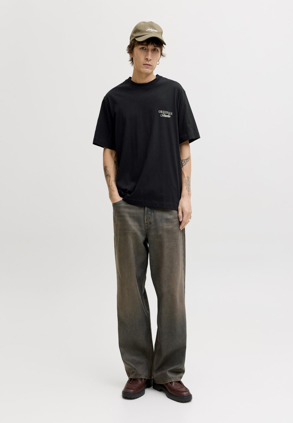 Print T-shirt - black