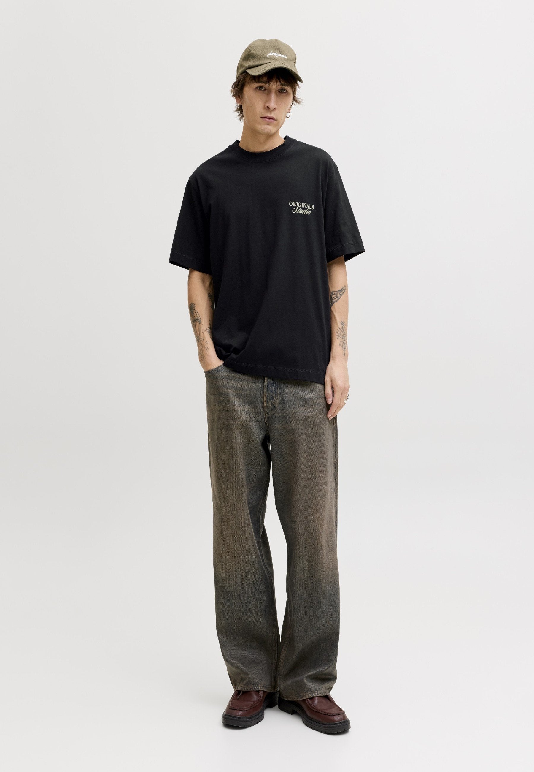 Print T-shirt - black